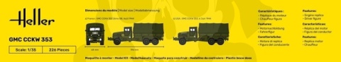 Heller 81121 GMC CCKW 353 1:35 - model amerykańskiej ciężarówki