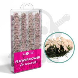 Scale75 Flower Power Pink Flowers - 28 krzewów do makiet