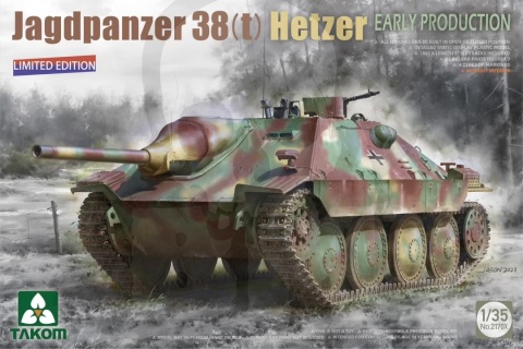 Takom 2170X Jagdpanzer 38(t) Hetzer Early Production (Limited Edition) 1:35