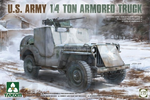 Takom 2131 U.S. Army 1/4 Ton Armored Truck 1:35