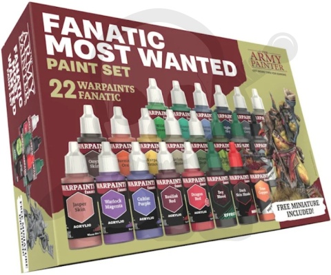 The Army Painter: Warpaints - Fanatic - Most Wanted Paint Set