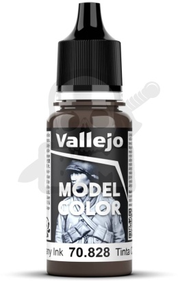 Vallejo 70828 Model Color 18 ml Mahogany Ink