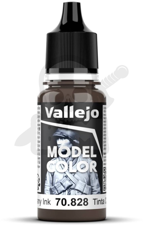 Vallejo 70828 Model Color 18 ml Mahogany Ink