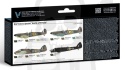 Vallejo 71144 Zestaw 8 farb Model Air War RAF Colors Battle of Britain