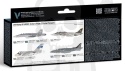 Vallejo 71155 Zestaw 8 farb Model Air War US NAVY & USMC Colors from 70's to present