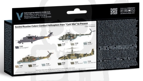 Vallejo 71601 Zestaw Model Air Russian Helicopters ost WWII to present