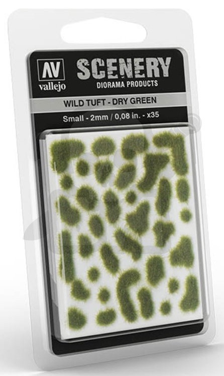 Vallejo SC401 Wild Tuft - Dry Green 2mm
