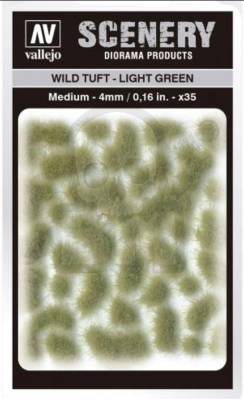 Vallejo SC407 Wild Tuft - Light Green 4mm