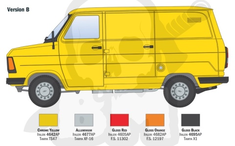 1:24 Ford Transit - Italeri - model samochodu