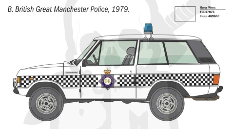 1:24 Model samochodu Range Rover Police