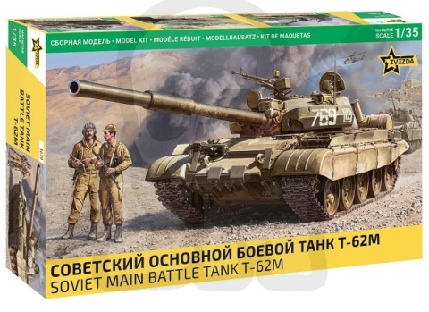 1:35 Soviet Main Battle Tank T-62M - model czołgu podstawowego