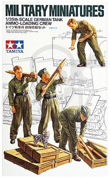 1:35 Tamiya 35188 German Tank Ammo-Loading Crew Set