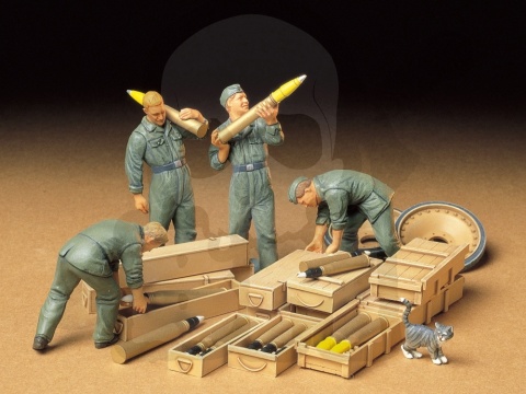 1:35 Tamiya 35188 German Tank Ammo-Loading Crew Set