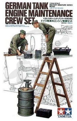 1:35 Tamiya 35180 German Tank Engine Maintenance Crew Set