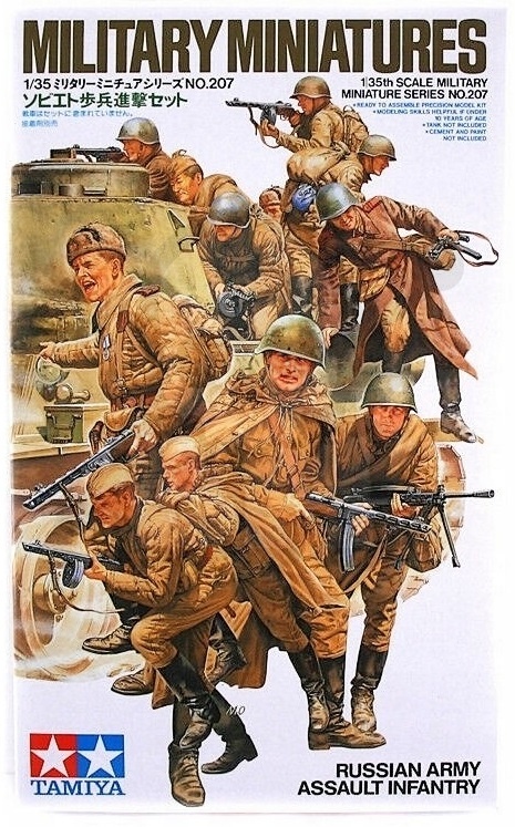 1:35 Tamiya 35207 Russian Army Assault Infantry 12 żołnierzy