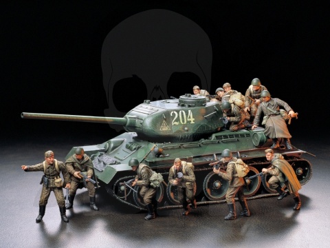 1:35 Tamiya 35207 Russian Army Assault Infantry 12 żołnierzy
