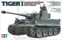 1:35 Tamiya 35216 German Tiger I Early Production model niemieckiego czołgu