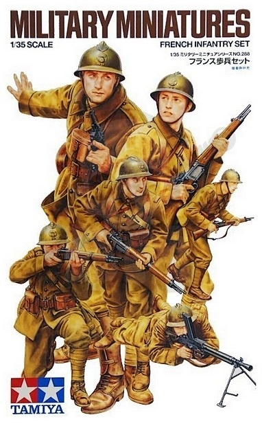 1:35 Tamiya 35288 French Infantry Set - 6 żołnierzy