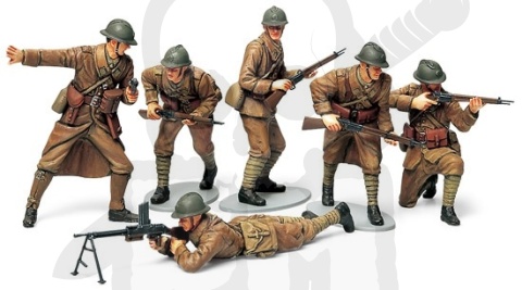 1:35 Tamiya 35288 French Infantry Set - 6 żołnierzy
