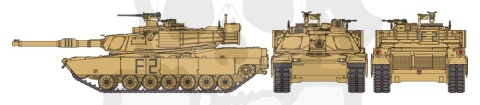 1:48 Tamiya 32592 U.S. Main Battle Tank M1A2 Abrams