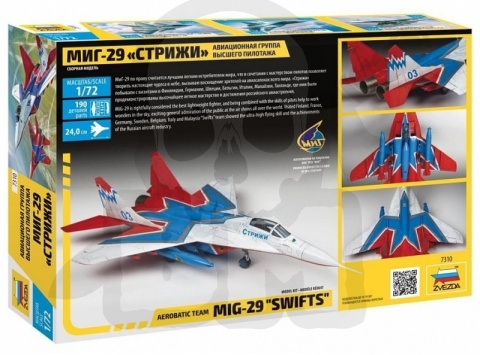 1:72 MiG-29 "Swifts" Aerobatic Team - samolot z zespołu akrobacyjnego