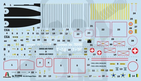 1:72 Model helikoptera AS332 Super Puma