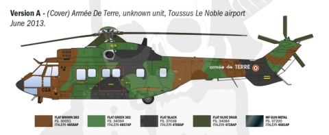 1:72 Model helikoptera AS332 Super Puma