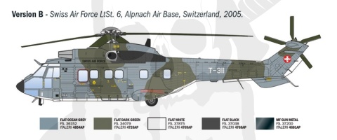 1:72 Model helikoptera AS332 Super Puma