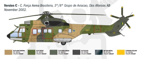 1:72 Model helikoptera AS332 Super Puma