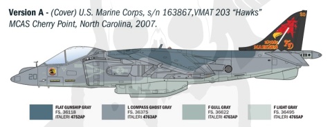 1:72 Model samolotu AV-8B Harrier II