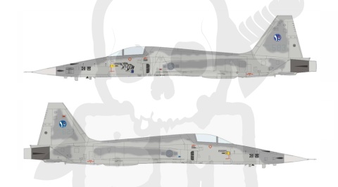 Academy 12644 ROKAF KF-5E Tiger II (Northrop F-5E Tiger II) 1:144