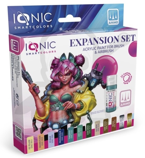 Ammo Mig IONIC 0501 Smart Colors: Expansion Set - 12 farb 20 ml