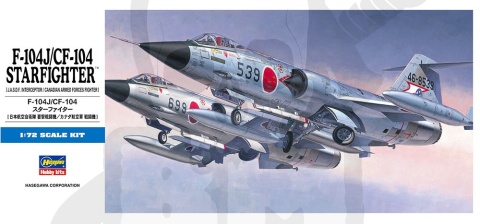 Hasegawa D16 F-104J/CF-104 Starfighter 1:72