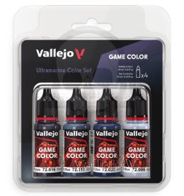 Vallejo 72389 Game Color Zestaw 4 farb - Ultramarine