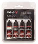 Vallejo 72393 Game Color Zestaw 4 farb - Black