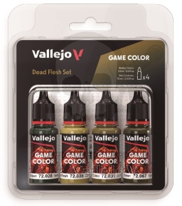 Vallejo 72392 Game Color Zestaw 4 farb - Dead Flesh