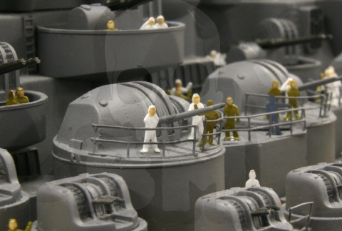 Tamiya 12622 1:350 Scale Crew Set (144 pcs) - załoga Yamato Bismarka I-400