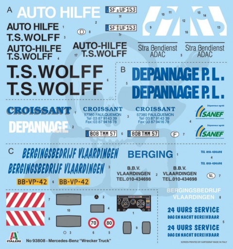 1:24 Mercedes-Benz Wrecker Truck - model samochodu holowniczego