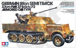 1:35 Tamiya 35144 8t Semi-Truck Flak 37 Sd.Kfz. 7/2 Armored Cab Type