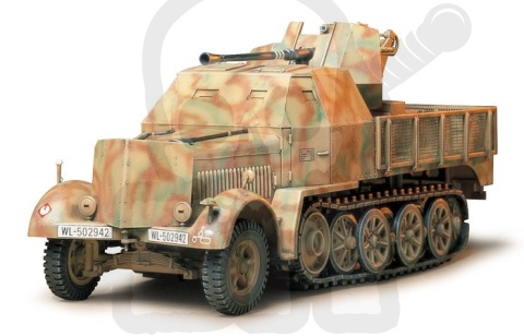 1:35 Tamiya 35144 8t Semi-Truck Flak 37 Sd.Kfz. 7/2 Armored Cab Type