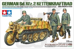 1:35 Tamiya 35377 German Sd.Kfz.2 Kettenkraftrad (Mid-Production)