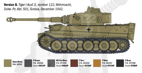 1:35 Pz.Kpfw VI Tiger I Ausf. H (tp) Early production - model czołgu