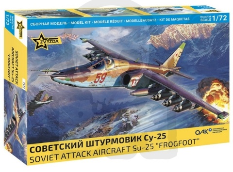 1:48 Soviet Attack Aircraft Su-25 Frogfoot - samolot szturmowy