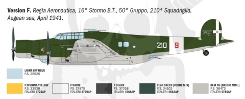 1:72 CANT Z.1007bis Alcione - model włoskiego samolotu bombowego