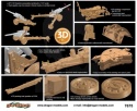 1:72 German s.FH.18 Howitzer w/3D Printed Parts - model haubicy