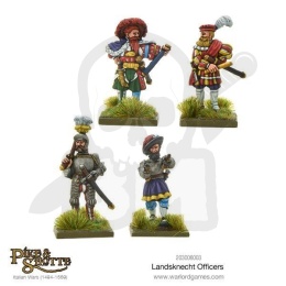 Landsknechts officers 4 szt.