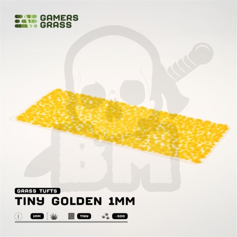 Gamers Grass: Tiny Tufts - Tiny Golden 1mm - 500 kępek mchu