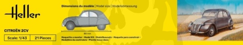 Heller 56175 Starter Set Citroen 1:43