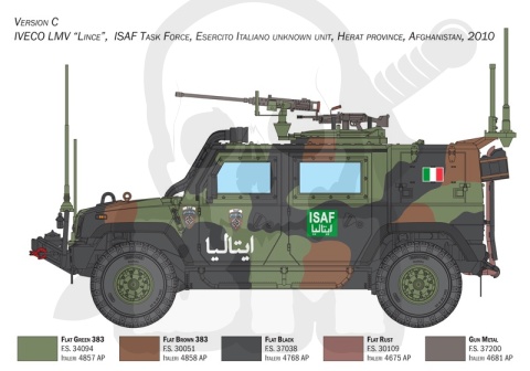 Italeri 6766 VTLM Lince 1:35 model pojazdu