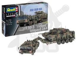 REV03311 1/72 Slt 50-3 Elefant+Leopard 2A4 - model do sklenienia
